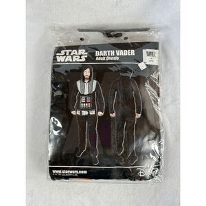 Star Wars Darth Vader Adult Onesie Costume Size L/XL NWT Cosplay, Halloween